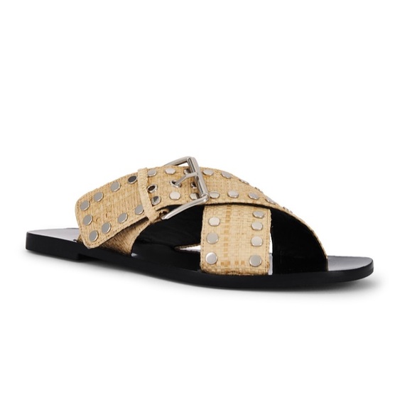 Revolve Raye Sofia Slide Raffia - Picture 2 of 7